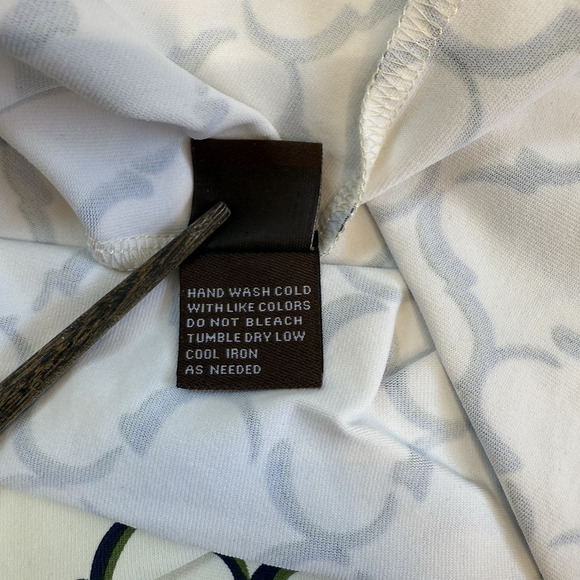 J. McLaughlin Midi Dress Womens Size XL Catalina Cloth Stretch Preppy Print - Picture 6 of 8